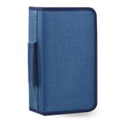 Estojo de DVD YILAG CD Storage, carteira de DVD azul de 128 capacidades