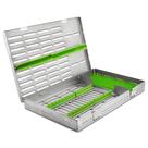 Estojo de Esterilização Cynamed 16 Peças para Instrumentos Odontológicos Verde Estojo de Esterilização Cynamed 16 Peças para Instrumentos Odontológicos Verde