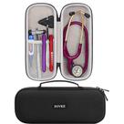 Estojo de estetoscópio BOVKE para 3M Littmann Classic III preto