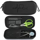 Estojo de estetoscópio CDBXPRG para 3M Littmann e MDF Acoustica Deluxe