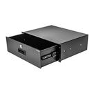 Estojo de gabinete de servidor NavePoint 3U, suporte em rack de 19 polegadas com gaveta