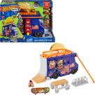 Estojo de Jogo Skate Taco Truck Hot Wheels com Parque de Skate para Crianças