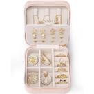 Estojo de joias de viagem Vladimir Travel Jewelry Organizer rosa