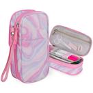 Estojo de lápis ATRIPACK de grande capacidade impermeável para meninas rosa Estojo de lápis ATRIPACK de grande capacidade impermeável para meninas rosa