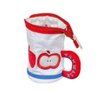 Estojo de lápis, bolsa de lona bordada com frutas vermelhas fofas Estojo de lápis, bolsa de lona bordada com frutas vermelhas fofas