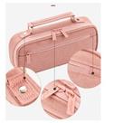 Estojo De Lápis De Grande Capacidade Durável Simple COR:rosa