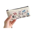Estojo De Lápis De Lona Snoopy, Bolsa De Armazenamento De Material Escolar Fofa, Bolsa De Maquiagem