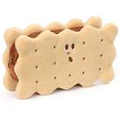 Estojo de lápis de pelúcia Biscuit Design Soft 19 cm x 10 cm x 5 cm