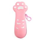 Estojo de lápis de silicone Cute Cartoon Cat Paw de grande capacidade