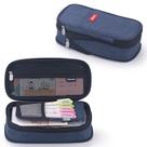 Estojo De Lápis De Tecido De Grande Capacidade Camada /Double Sided Pen Bag Pencil Case/Escolar