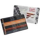 Estojo de Lápis Desenho Conté à Paris Sketch Set 12 Lápis