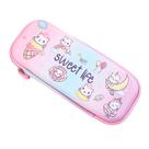 Estojo de lápis EVA Cartoon Ice Cream de grande capacidade 22 cm