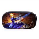 Estojo de lápis Fate Double Layer Cartoon Anime Poliéster