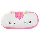 Estojo de lápis Unicorn Plush de grande capacidade para crianças 26x11x1,5 cm