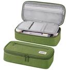 Estojo de lápis WEMATE Large Storage Organizer Green Canvas