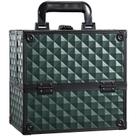 Estojo de maquiagem FRENESSA Makeup Box com 4 bandejas e estojo rígido com fechadura