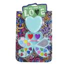 Estojo de Maquiagem Infantil DiscoTeen Coracao All You Need is Love
