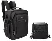 Estojo de maquiagem Relavel Professional Makeup Mochila preta