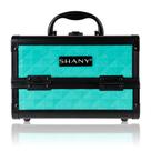 Estojo de maquiagem SHANY Chic com fechaduras e espelho - turquesa Estojo de maquiagem SHANY Chic com fechaduras e espelho - turquesa