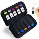 Estojo de pen drive JBOS Bolsa de armazenamento USB com 10 slots de neoprene