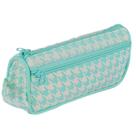 Estojo de plastico pvc tecido de poliester