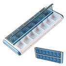 Estojo de Remedio Comprimido Pilula Capsula Organizador Semanal Divisoria Bolsa Mala Viagem Portatil Seguro Resistente