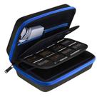 Estojo de transporte AUSTOR para Nintendo New 3DS XL preto+azul