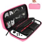 Estojo de transporte Daydayup para Nintendo Switch/Switch OLED Pink