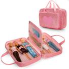 Estojo de transporte de bonecas LodRid compatível com Barbie 30 cm rosa