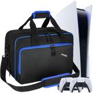 Estojo de Transporte Jaffzora para PS5 PRO/PS5/PS5 Slim - 17 Bolsos