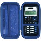 Estojo de transporte khanka para Texas Instruments TI-30xA/TI BA II Plus