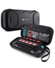 Estojo de transporte Mumba para Nintendo Switch OLED e Nintendo Switch, versão Plus Bolsa protetora portátil de viagem para Blade/Battle Case grande capacidade (preta)