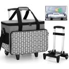 Estojo de transporte rolante Yarwo Trolley Tote para máquina de costura