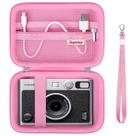 Estojo de transporte Supmay para Fujifilm Instax Mini EVO Pink