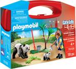Estojo de transporte Toy Playmobil Panda Caretaker com acessórios