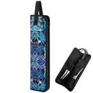 Estojo de viagem Curling Iron Beautyflier Universal Blue Flower Estojo de viagem Curling Iron Beautyflier Universal Blue Flower