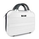 Estojo de viagem para maquiagem GigabitBest Hard Shell de 14 polegadas Arctic White Estojo de viagem para maquiagem GigabitBest Hard Shell de 14 polegadas Arctic White