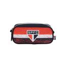 Estojo Duas Divisórias São Paulo FC Clube Esporte Masculino Cor:Preto Estojo Duas Divisórias São Paulo FC Clube Esporte Masculino Cor:Preto