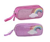 Estojo Duplo Arco Íris Glitter Clio CG2111
