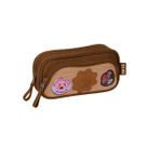 Estojo Duplo Capivara Meninas Escolar Teen Passeio Juvenil