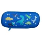 Estojo Duplo Escolar Dinossauro 3D Clio Azul REF.CG24693 Estojo Duplo Escolar Dinossauro 3D Clio Azul REF.CG24693
