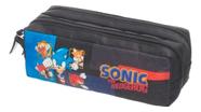Estojo Duplo Escolar Infantil Sonic Go Fast Pacifc