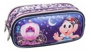 Estojo Duplo Escolar Mônica Infantil Princesa Cinderela Estojo Duplo Escolar Mônica Infantil Princesa Cinderela