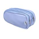 Estojo Duplo Escolar Porta Lápis 2 Compartimentos Azul Bebê Estojo Duplo Escolar Porta Lápis 2 Compartimentos Azul Bebê