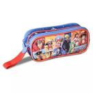 Estojo Duplo Infantil Escolar Pirata One Piece Original Azul Estojo Duplo Infantil Escolar Pirata One Piece Original Azul