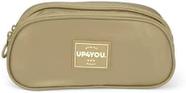 Estojo Duplo Ouro Metalizado Up4You - Luxcel Bege