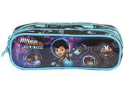 Estojo Escolar 2 Divisórias Disney Miles do Amanhã - Zíper Dermiwil