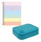Estojo Escolar Box 100 Pens Jumbo + Caderno Happy Tilibra Estojo Escolar Box 100 Pens Jumbo + Caderno Happy Tilibra