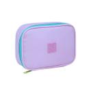 Estojo Escolar Box Com Zíper Colorido Nylon Yepp Tons Pastéis