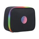 Estojo Escolar Box Com Zíper Tie-dye Nylon Yepp Not So Basic Rainbow